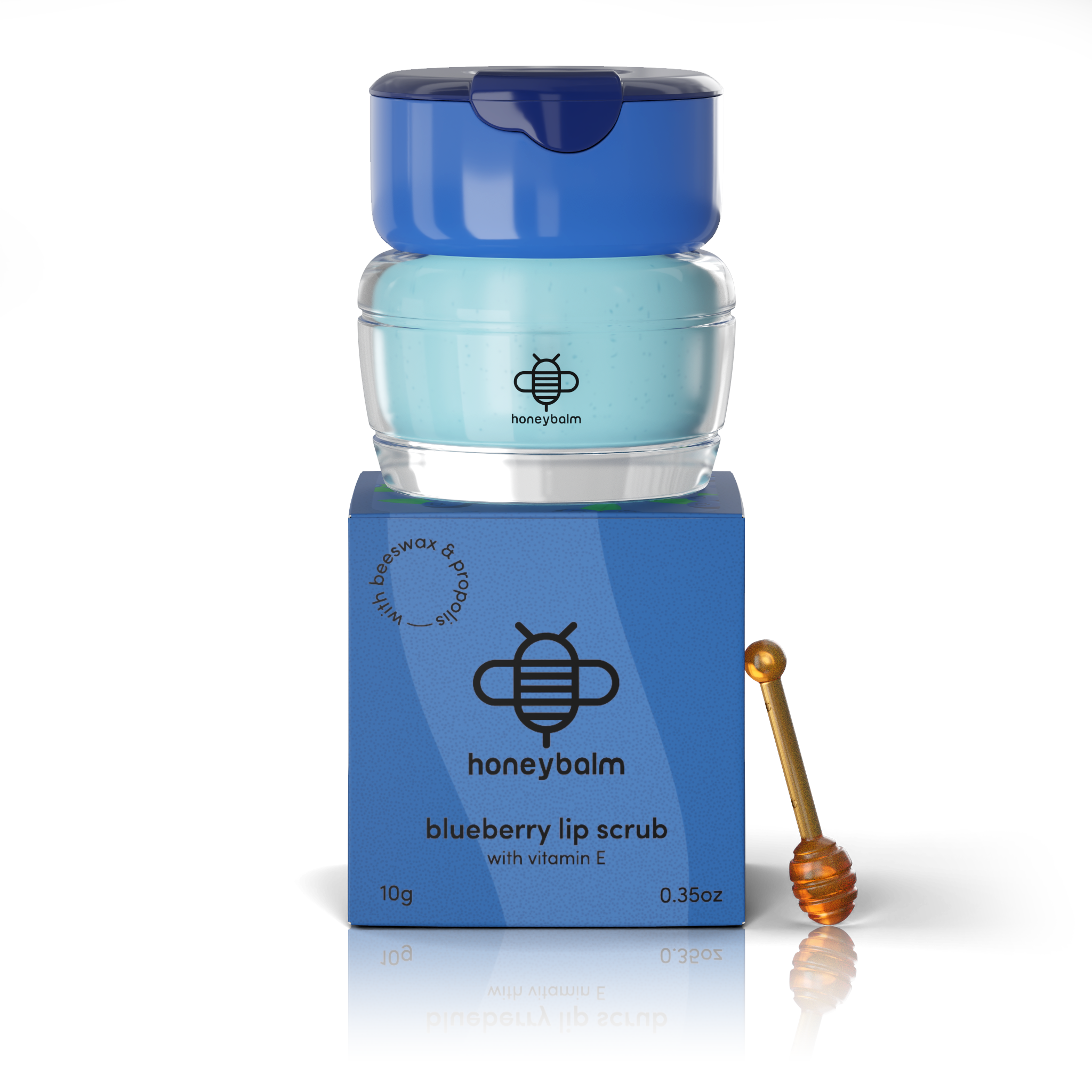 Blueberry Lip Scrub – Honeybalm