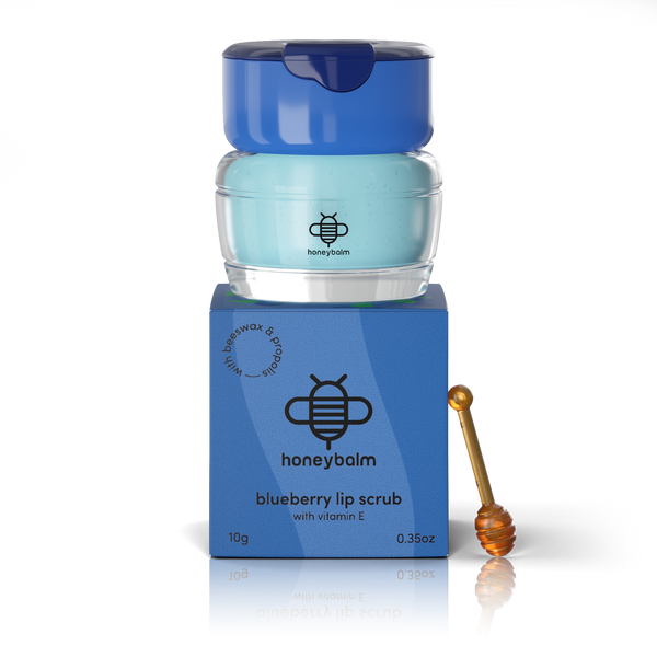 Blueberry Lip Scrub – Honeybalm